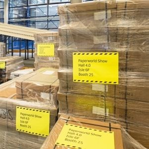 Fargede etiketter til skriver