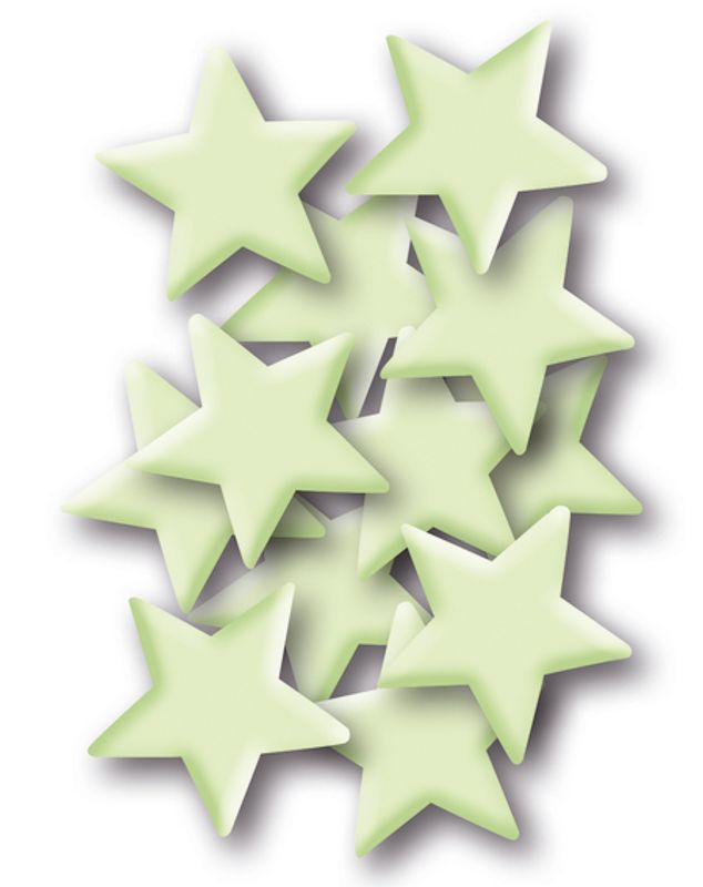HERMA selvlysende stickers, Stjerner, 12 stk (5-pakk)