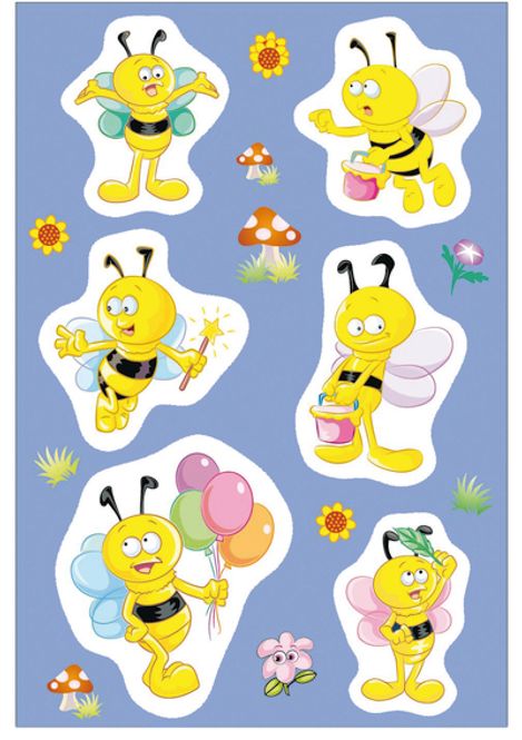 Hovedbilde MAGIC Stickers Bie Willy, tykk kvalitet (pop-up), ...
