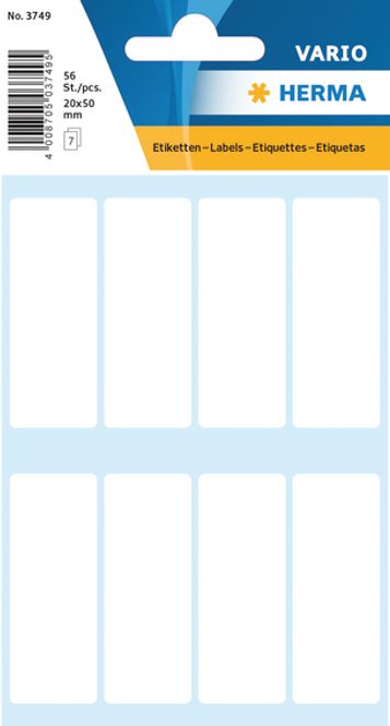 Hovedbilde VARIO standard etiketter hvit 17x26 (126 stk) 10 ...