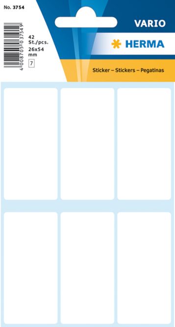 Hovedbilde VARIO standard etiketter hvit 36x40 (42 stk) 10 ...