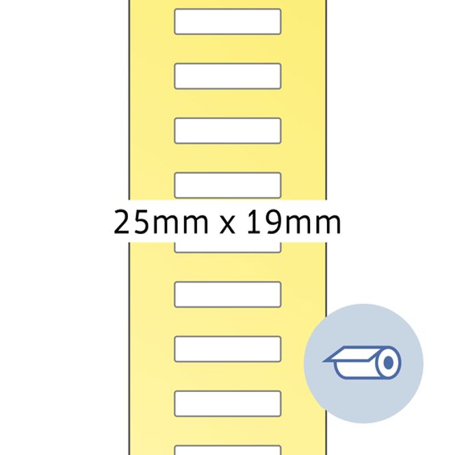 Hovedbilde Etiketter på rull til varemerking, 25x19 (2000 ...