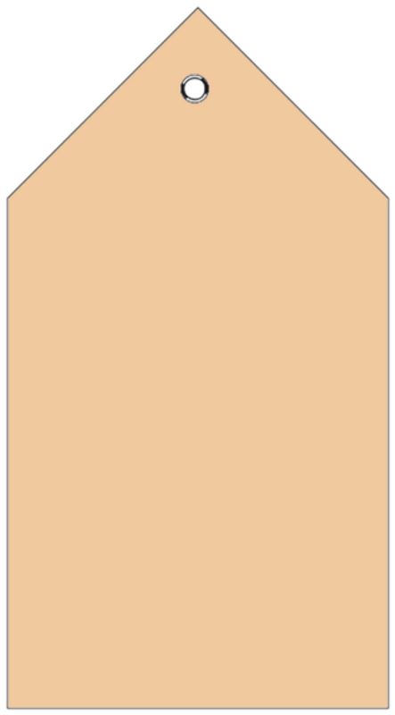 Hengeetiketter i brun papp med malje 80x150 mm (250 stk)