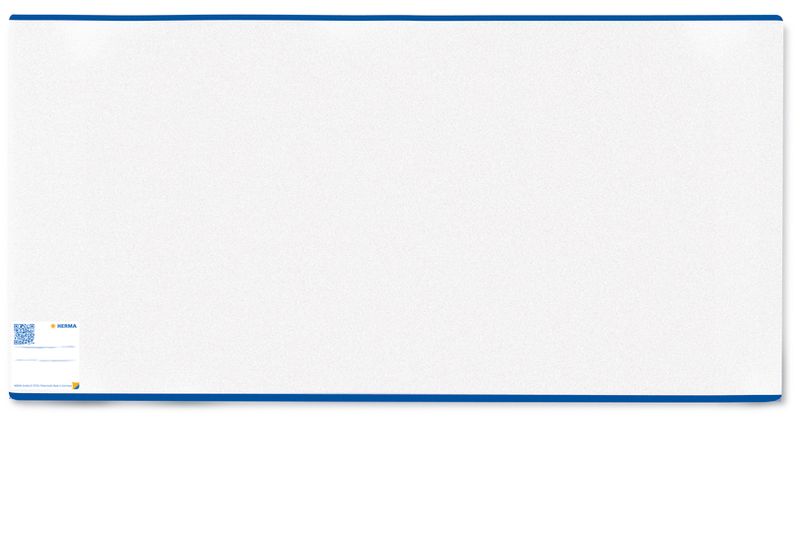 HERMÄX ferdigbind til bøker, blå kant, 225x520 mm (10 pakk)