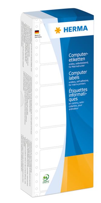 Hovedbilde HERMA dataetiketter i bane 2000 stk, 88x35 grønn