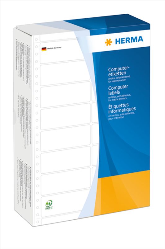 HERMA dataetiketter i bane 6000 stk, 88x48