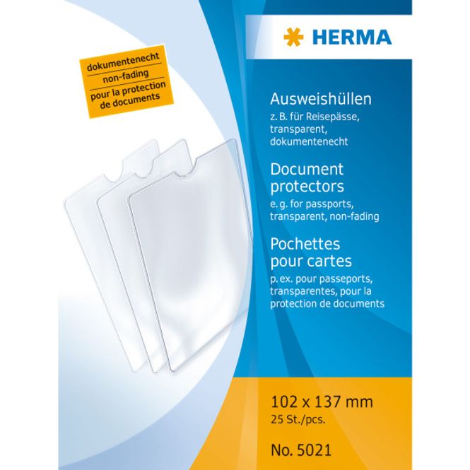 Hovedbilde HERMA plastlommer i klar plast 102x137 mm, ...