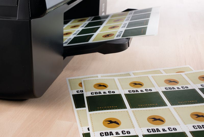 SPECIAL hvite merkelapper til skriver, 30x37 100 ark (5600 stk)