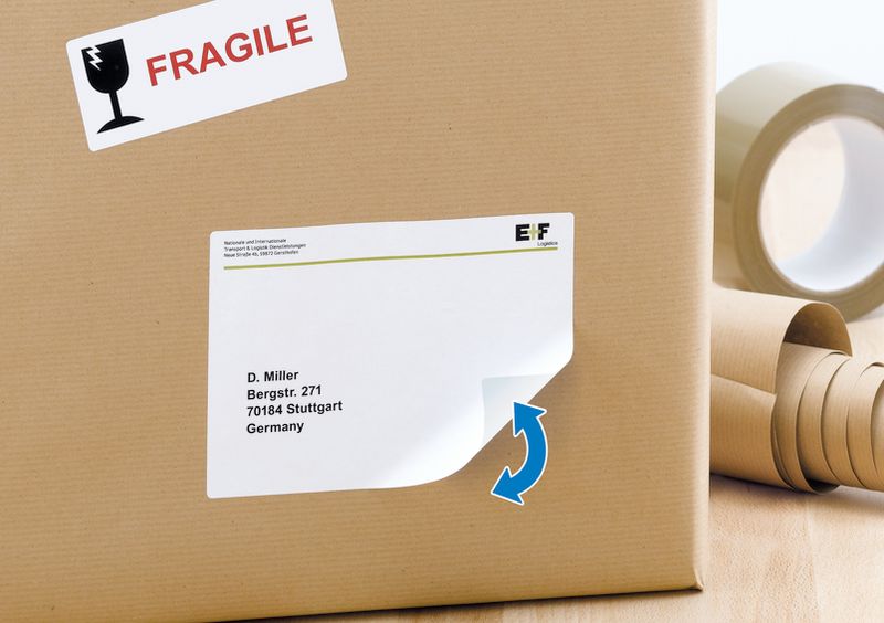 MOVABLES avtagbare etikett. opak, 100 ark, 99,1x93,1 (600 stk)