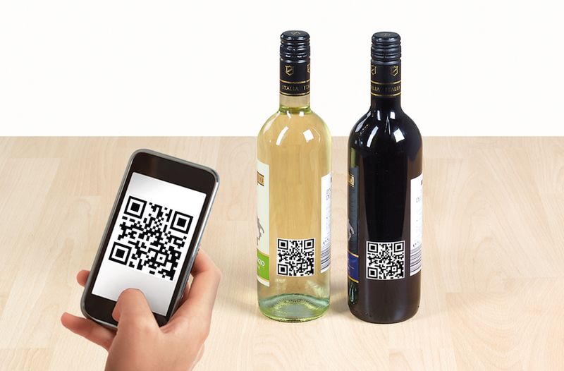 SPECIAL QR-kode etiketter 40x40 mm, opak, 25 ark (600 stk )