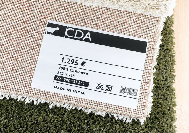 Hovedbilde SPECIAL stoffetiketter 25 ark 88.9x33.8 hvit (400 ...