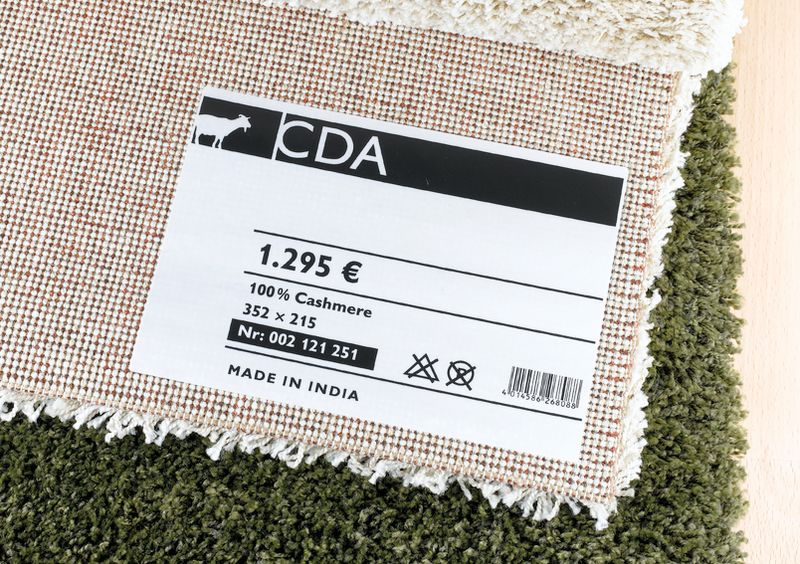 SPECIAL stoffetiketter 25 ark 88.9x33.8 hvit (400 stk)